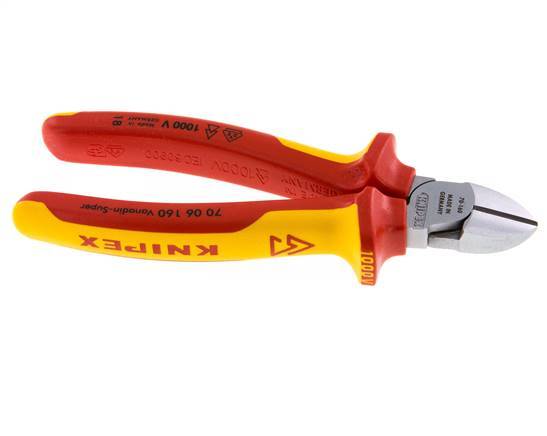 Knipex Seitenschneider 160 mm VDE-geprüft bis zu 1000V