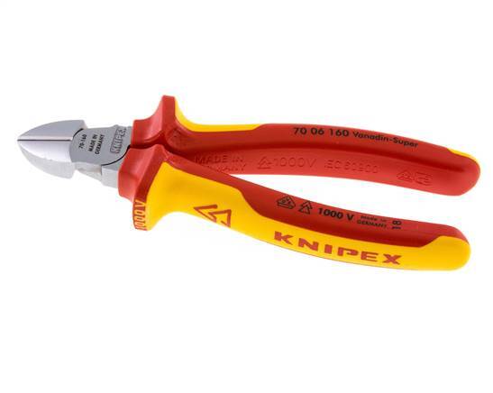 Knipex Seitenschneider 160 mm VDE-geprüft bis zu 1000V