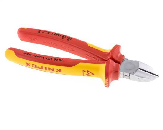 Knipex Diagonal Cutting Pliers 180 mm VDE Tested Up To 1000V