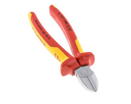 Knipex Diagonal Cutting Pliers 180 mm VDE Tested Up To 1000V
