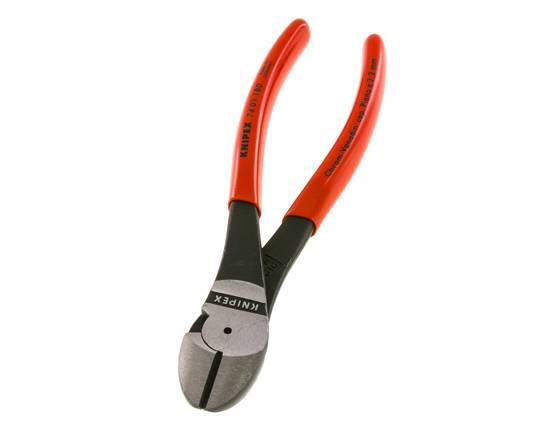 Knipex Power-Seitenschneider 180 mm Kunststoffbeschichtete Griffe