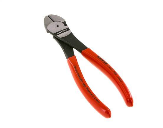 Knipex Power-Seitenschneider 180 mm Kunststoffbeschichtete Griffe