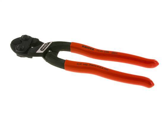 Knipex Bolzenschneider 200 mm Kunststoffbeschichtete Griffe mit Aussparung