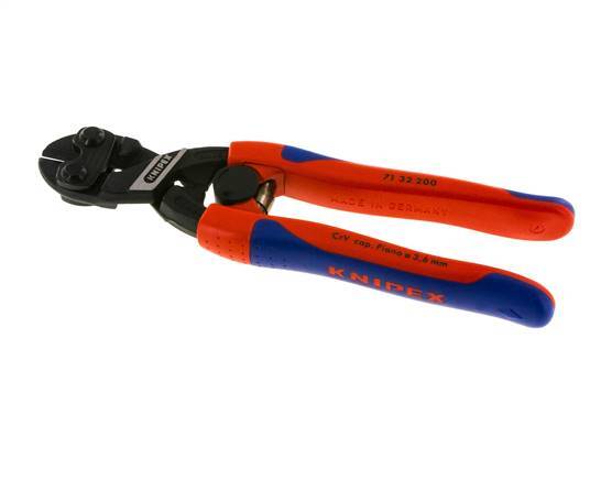 Knipex Bolzenschneider 200 mm 2-Komponenten-Griffe mit Aussparung