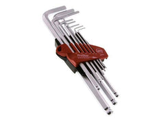 Wiha 9-teiliger 1,5- bis 10-mm-Innensechskantschlüssel-Satz lang mit Kugelkopf