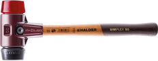 Halder Simplex Soft Face Hammer Replaceable Rubber/Plastic Buttons 50mm