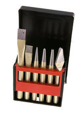 6-piece Set of Flat Chisels
