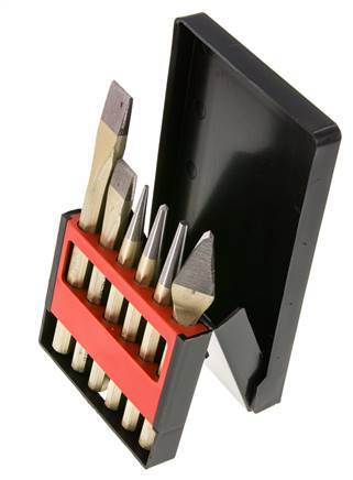 6-piece Set of Flat Chisels