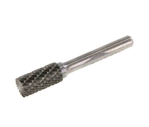 ZYA-S Zylinder mit 10 mm Hartmetallfräser im Endschnitt