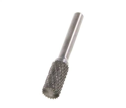 ZYA-S Zylinder mit 10 mm Hartmetallfräser im Endschnitt