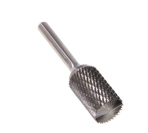 ZYA-S Zylinder mit 16 mm Hartmetallfräser im Endschnitt