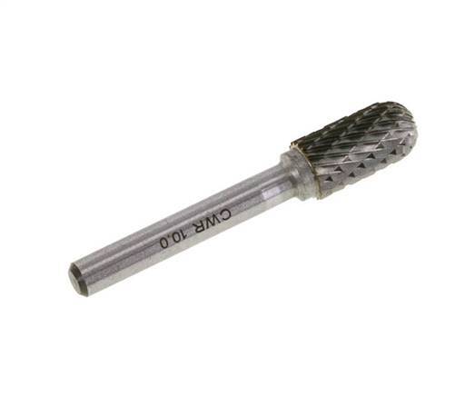 WRC Kugelfräser in Zylinderform 10 mm Hartmetallfräser