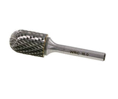 WRC Kugelfräser in Zylinderform 16 mm Hartmetallfräser