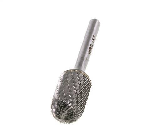 WRC Kugelfräser in Zylinderform 16 mm Hartmetallfräser