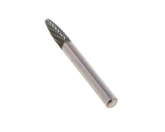 RBF Rundschaftfräser baumförmig 6 mm Hartmetallfräser