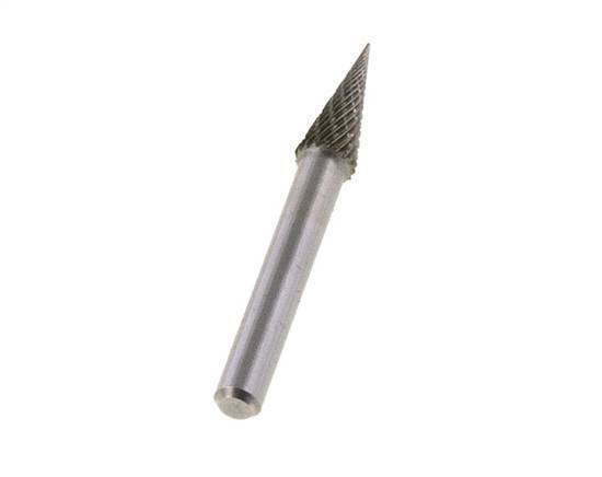 SKM Spitzkegelförmiger 8 mm Hartmetallfräser