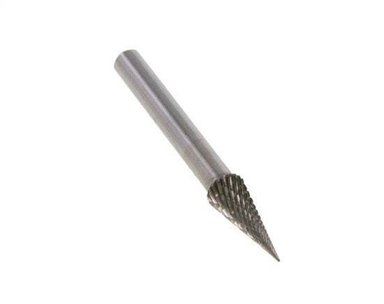 SKM Spitzkegelförmiger 8 mm Hartmetallfräser