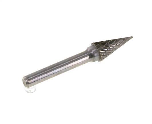 SKM Spitzkegelförmiger 10 mm Hartmetallfräser