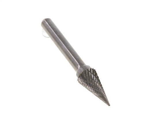 SKM Spitzkegelförmiger 10 mm Hartmetallfräser
