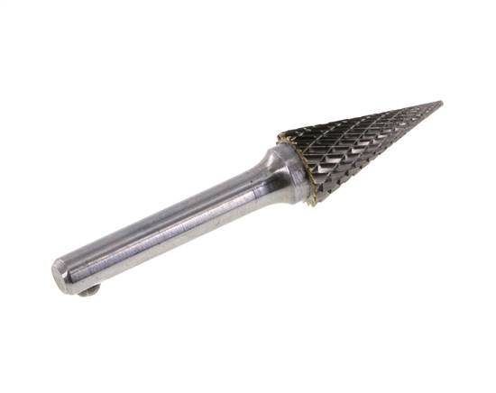 SKM Spitzkegelförmiger 12 mm Hartmetallfräser