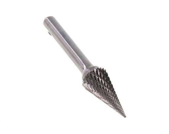 SKM Spitzkegelförmiger 12 mm Hartmetallfräser