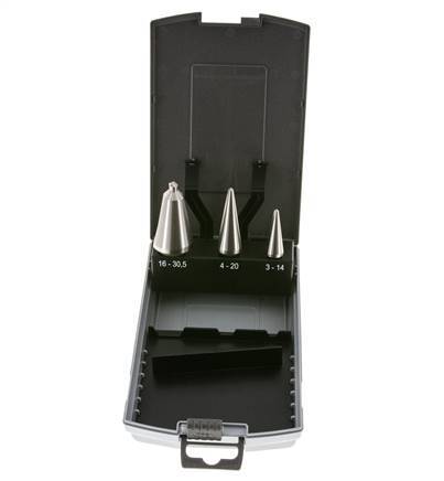 RUKO HSS 3-teiliger Blechbohrer-Satz Größe 1 2 3