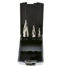 RUKO HSS-Stufenbohrer-Satz 3-teilig Größe 0/9 1 2