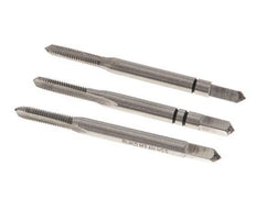 3-teiliger Handgewindebohrer M 3x0,50 Regelgewinde (DIN 352)