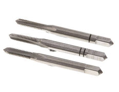 3-teiliger Handgewindebohrer M 4x0,70 Regelgewinde (DIN 352)