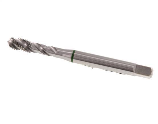HSS-E Machine Thread Tap M8 Blind Hole 35° Clockwise Spiralled