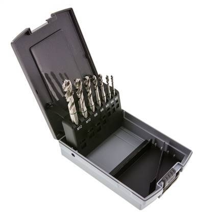 7-teiliger M3-M12 Gewindeschneidsatz HSS-E Blindbohrung