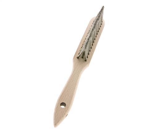 Kehlnahtbürste Edelstahldraht glatt