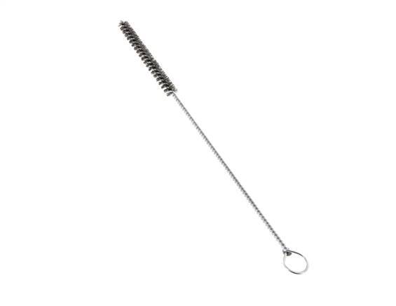Rohrbürste mit Öse 10 mm Stahldraht geriffelt