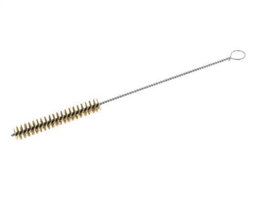 Rohrbürste mit Öse 15 mm Messingdraht geriffelt
