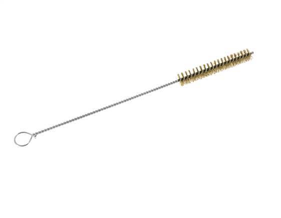 Rohrbürste mit Öse 15 mm Messingdraht geriffelt