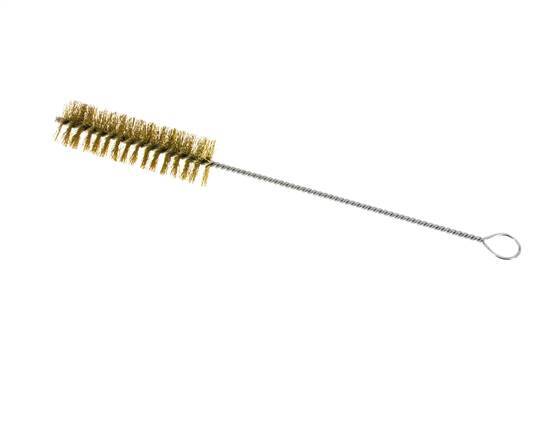 Rohrbürste mit Öse 30 mm Messingdraht geriffelt