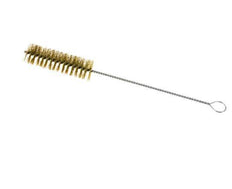 Rohrbürste mit Öse 30 mm Messingdraht geriffelt