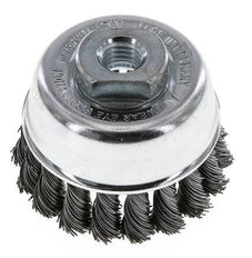 Topfbürste 65 mm (M 14X2) Stahldraht 0,5 mm (18xGeflecht)