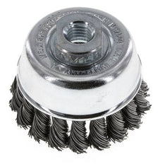 Topfbürste 65 mm (M 14X2) Stahldraht 0,5 mm (18xGeflecht)