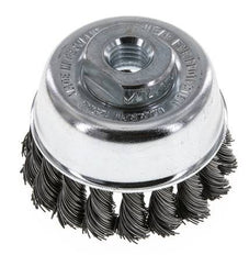 Topfbürste 65 mm (M 14X2) Stahldraht 0,5 mm (18xGeflecht)