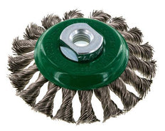 Kegelbürste Geflecht 100X12 mm ( M14X2) Edelstahldraht