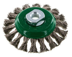 Kegelbürste Geflecht 100X12 mm ( M14X2) Edelstahldraht