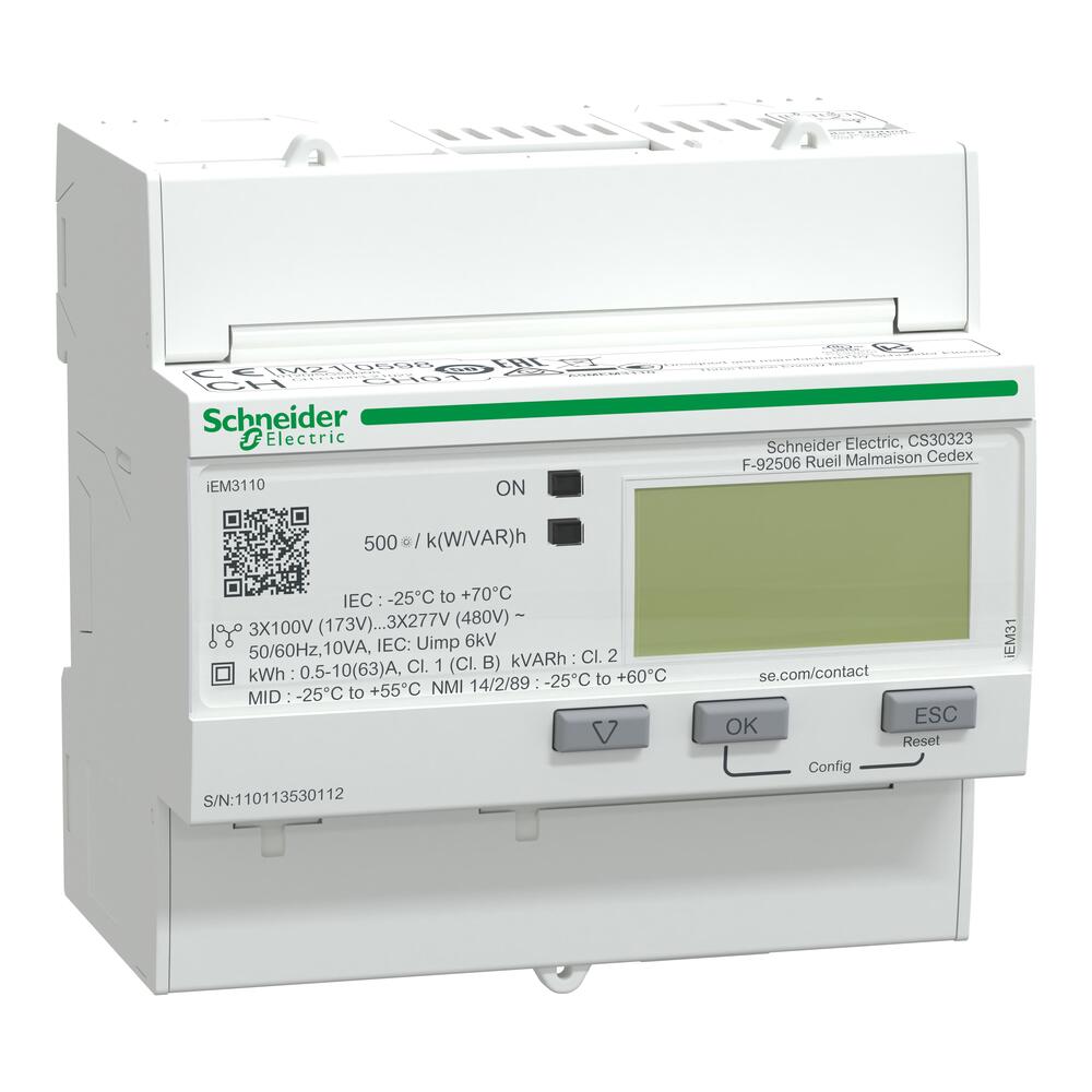 Schneider Electric Acti 9 Elektrizitätszähler - A9MEM3110
