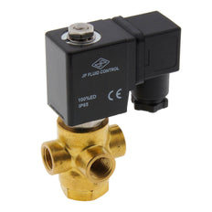 Solenoid Valve TP-DA 1/4'' 3/2 way NC brass FKM 0-11bar 380V AC