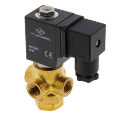 Magnetventil TP-DA 1/4'' 3/2 Wege NC Messing EPDM 0-3.2bar 24V AC