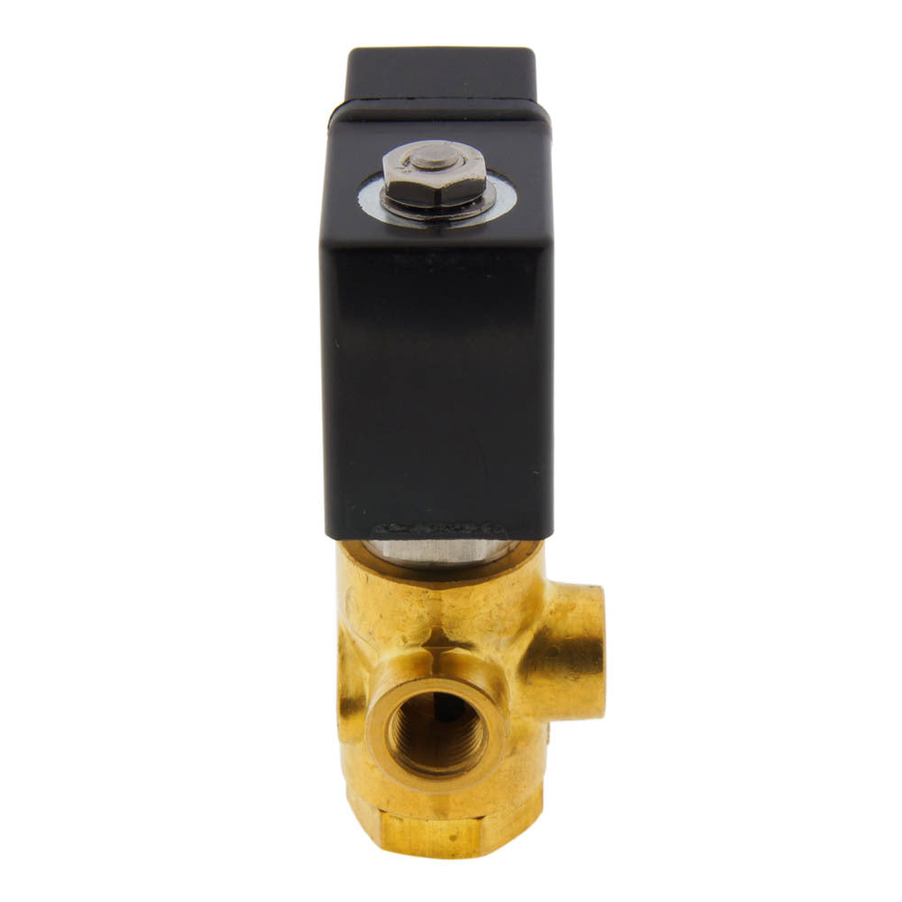 Magnetventil TP-DD 1/4'' 3/2 Wege UN Messing FKM 0-0.8bar 12V DC