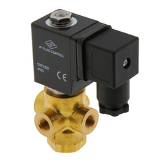 Magnetventil TP-DB 1/8'' 3/2 Wege NO Messing FKM 0-11bar 120V AC