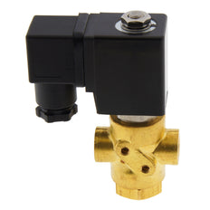 Magnetventil TP-DA 1/8'' 3/2 Wege NC Messing FKM 0-9bar 12V DC