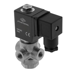 Magnetventil TP-DD 1/8'' 3/2 Wege UN Edelstahl FKM 0-5bar 24V AC
