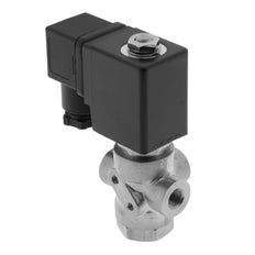 Magnetventil TP-DD 1/8'' 3/2 Wege UN Edelstahl FKM 0-5bar 24V AC